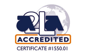 A2LA thermometry calibration accredited